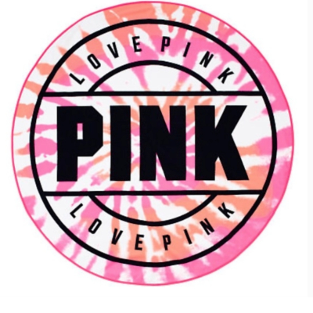 PINK - Round Beach Towel